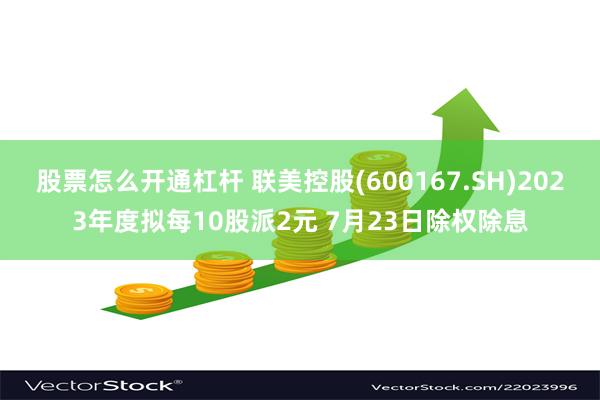 股票怎么开通杠杆 联美控股(600167.SH)2023年度拟每10股派2元 7月23日除权除息