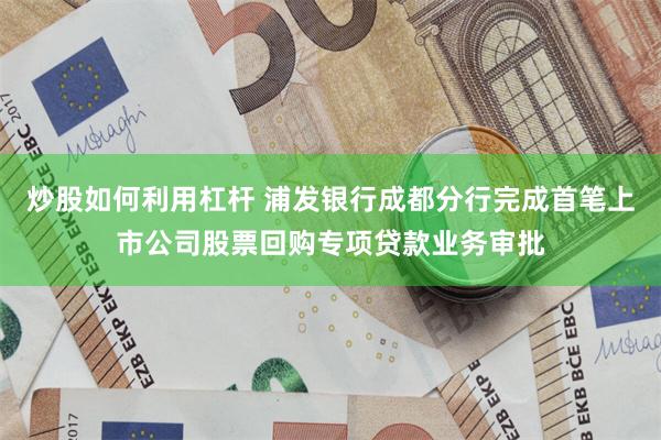 炒股如何利用杠杆 浦发银行成都分行完成首笔上市公司股票回购专项贷款业务审批