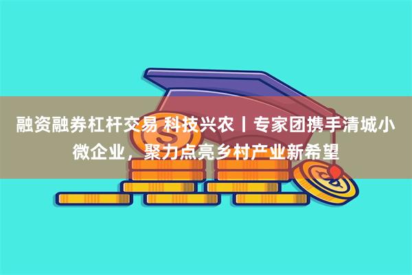 融资融券杠杆交易 科技兴农丨专家团携手清城小微企业，聚力点亮乡村产业新希望