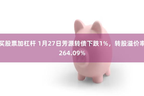 买股票加杠杆 1月27日芳源转债下跌1%，转股溢价率264.09%