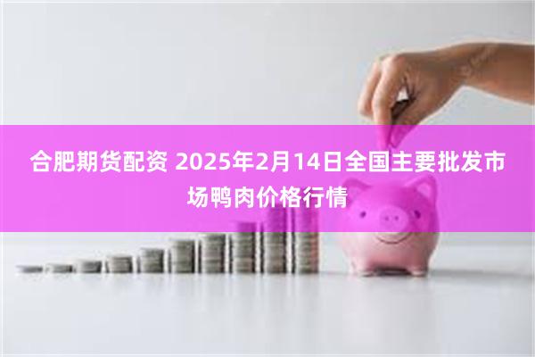 合肥期货配资 2025年2月14日全国主要批发市场鸭肉价格行情